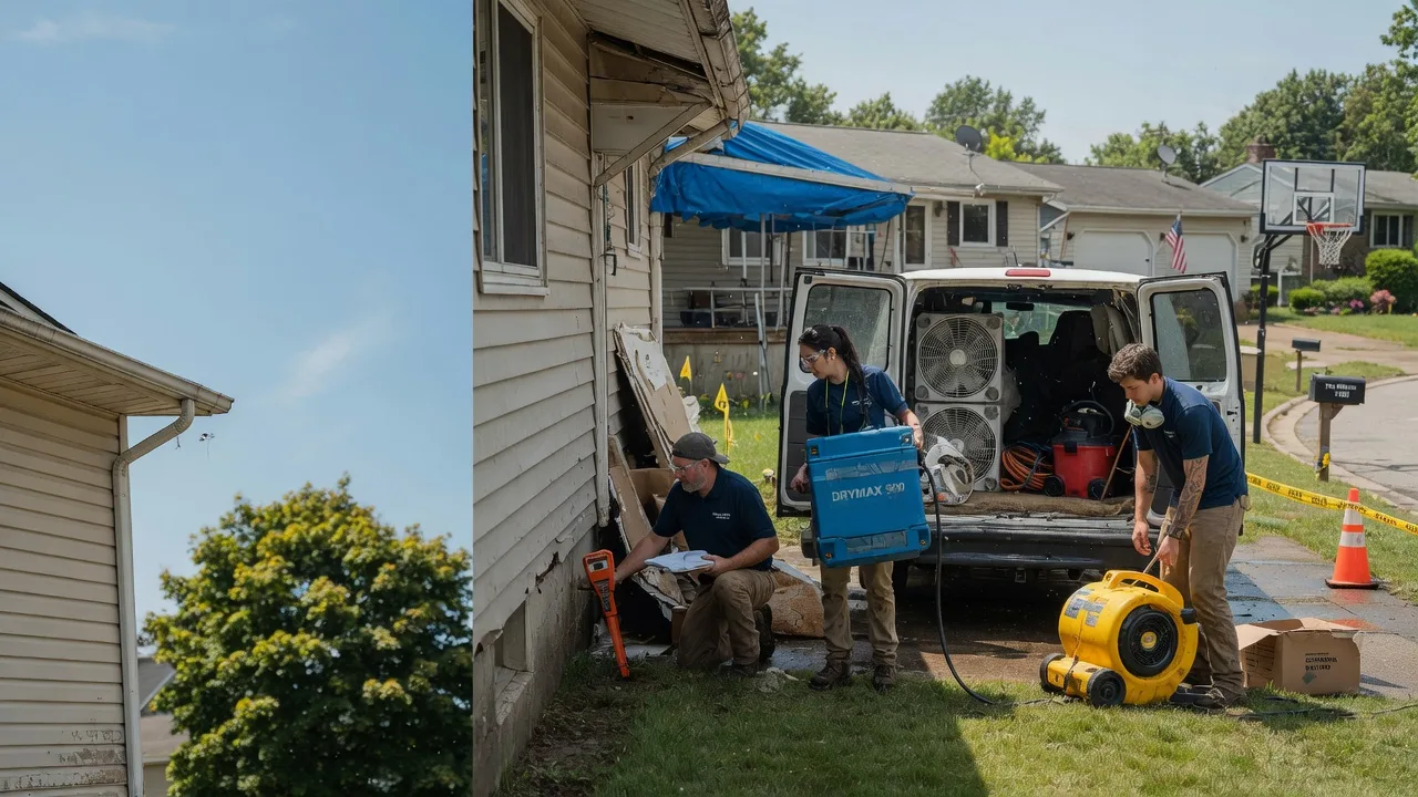 Ceiling Leak Cleanup in Westport, IN near me