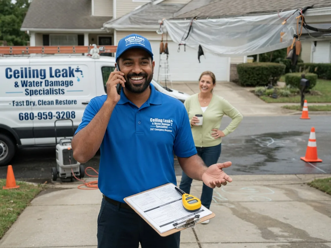 Ceiling Leak Cleanup Westport, IN FAQs